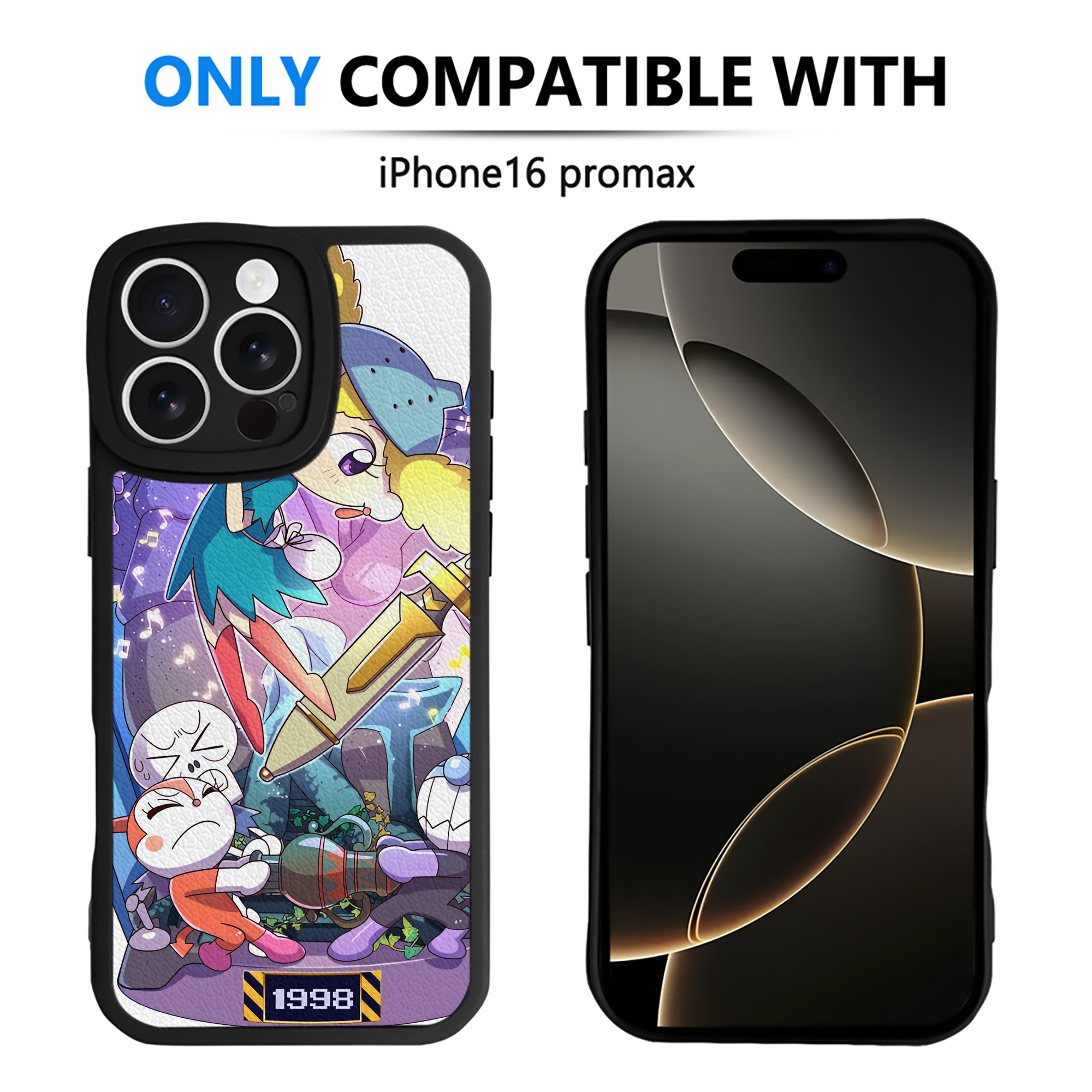 （画像用） アンパンマン Anpanman 【iPhone 16シリーズ対応】シリコンスマホケース（レザー調） 材質：シリコン